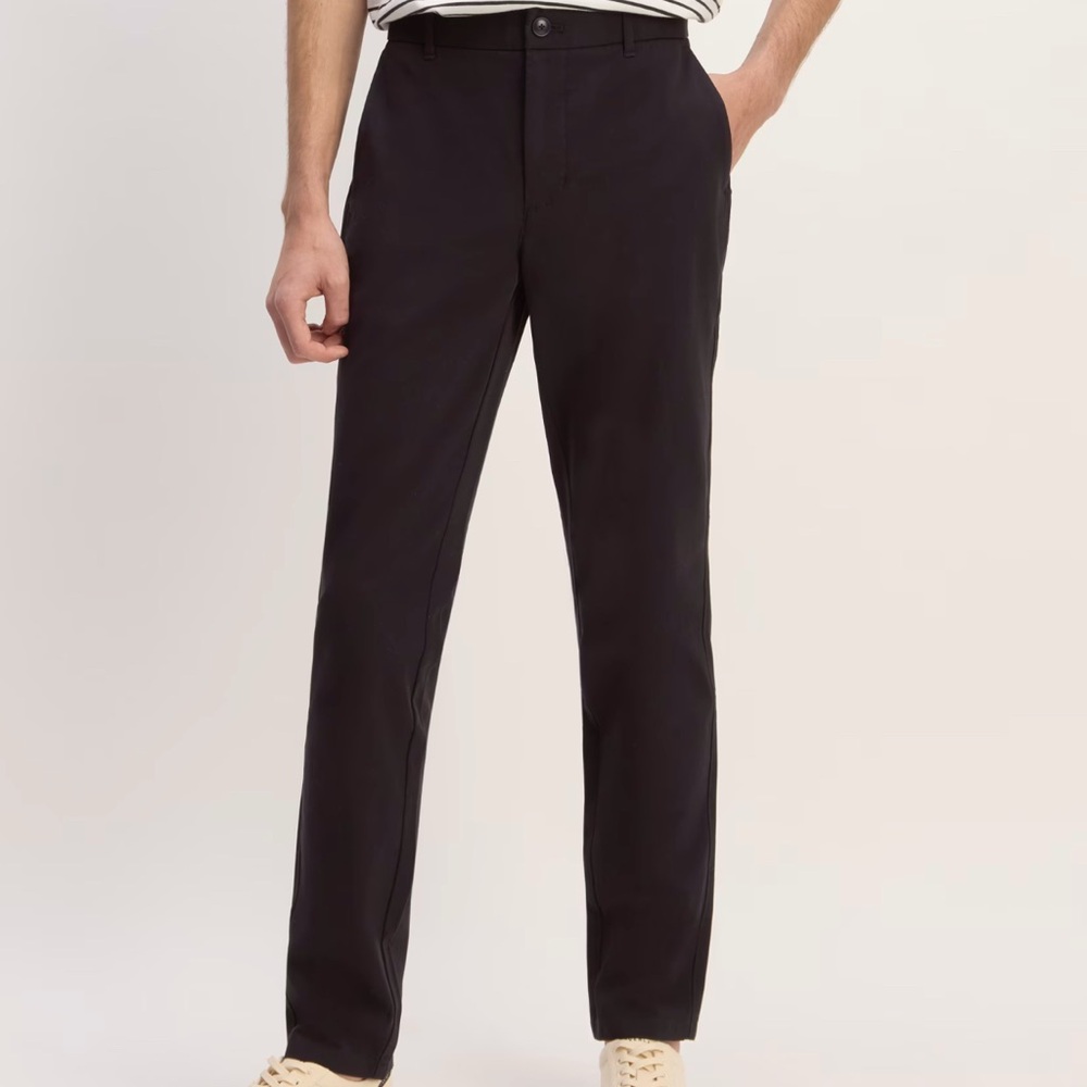 Men's Everlane Black Performance Chino Pants | Uniform | 28x30 | Like New